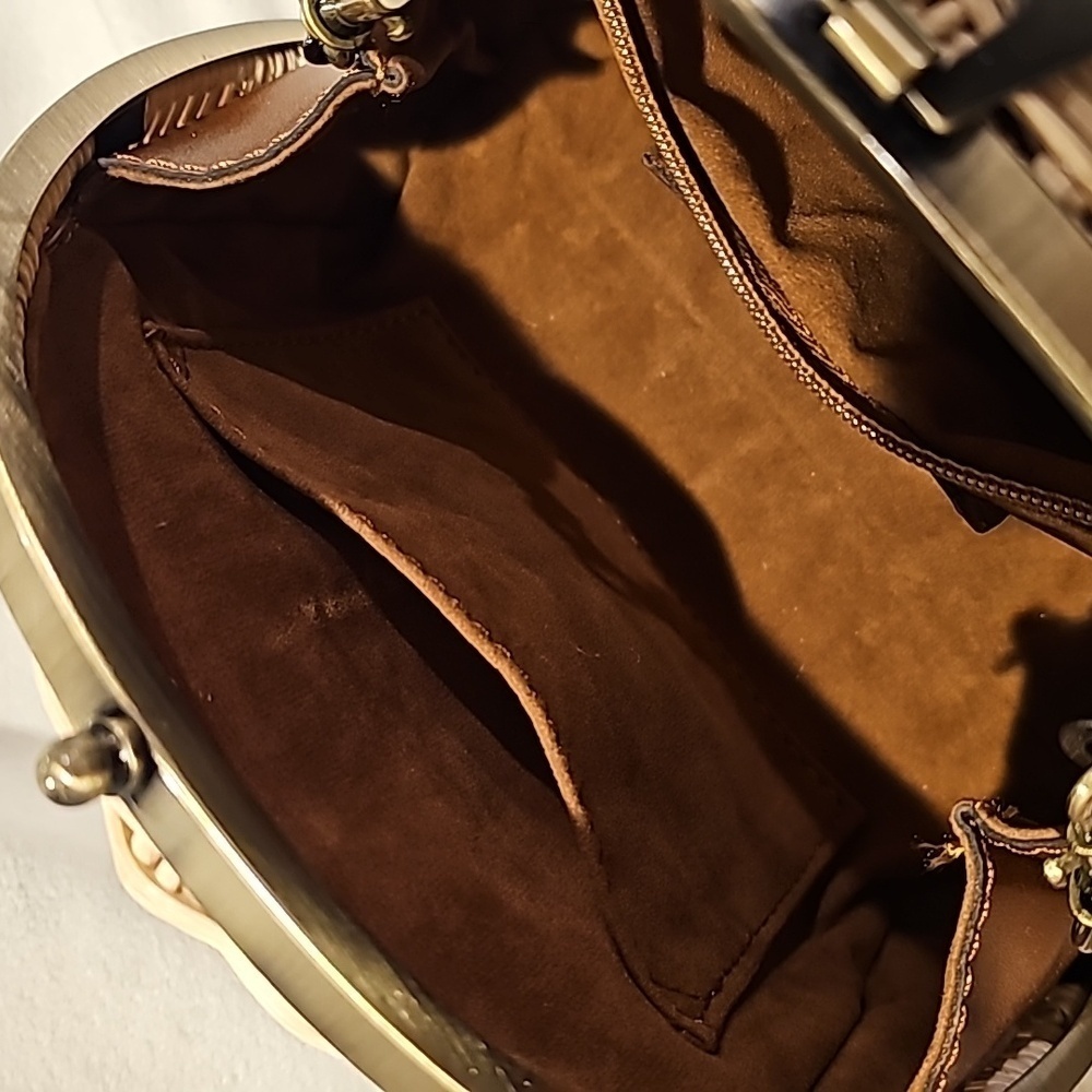 Patricia Nash crossbody wicker bag excellent condition - Picture 8 of 16